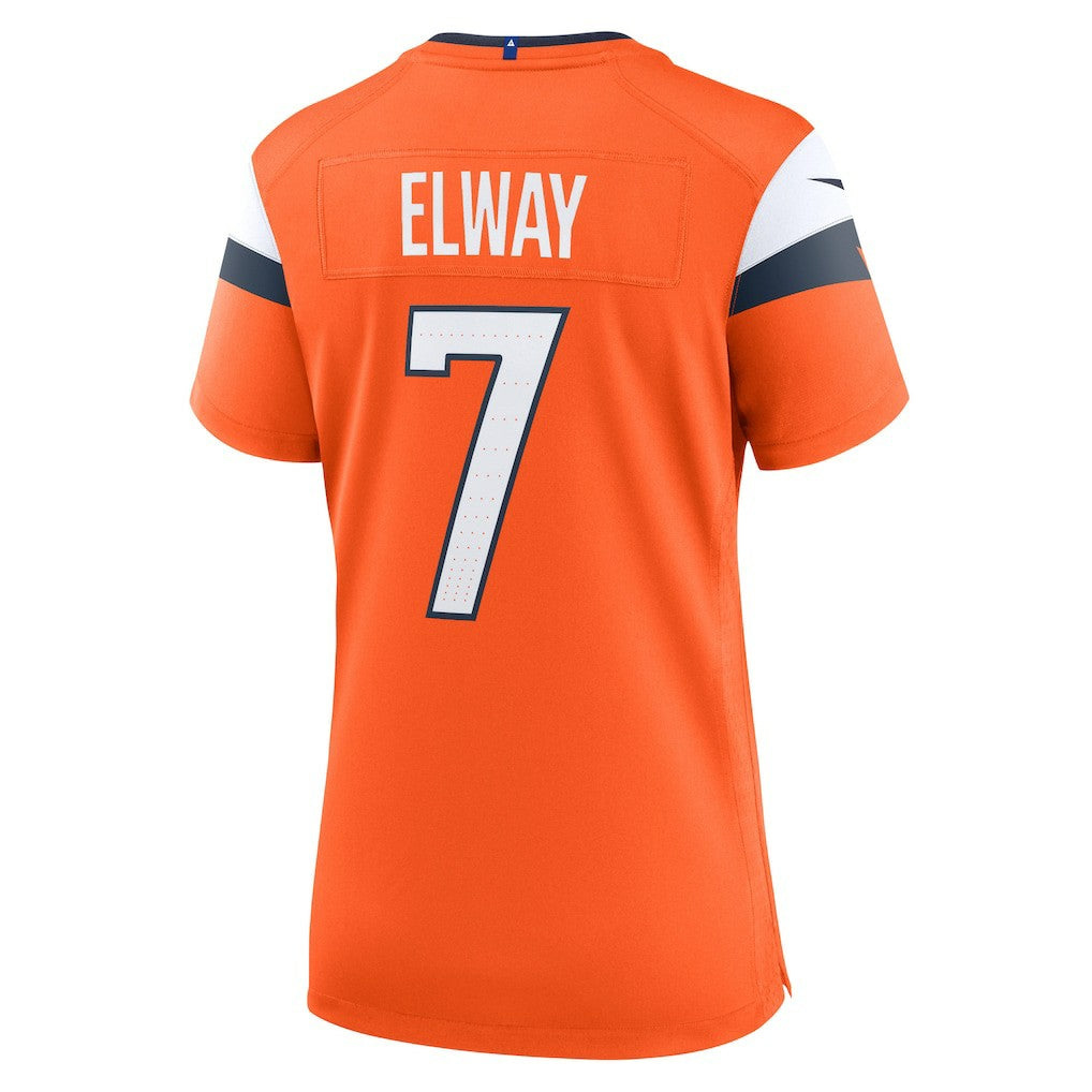 John Elway Denver Broncos Women's Mile High Collection Retired Player Game Jersey - Orange discount