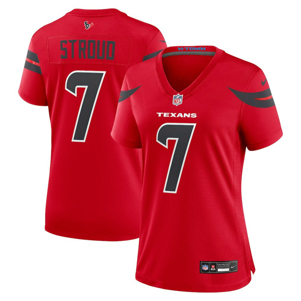 C.J. Stroud Houston Texans Women's Alternate Game Jersey - Red sale