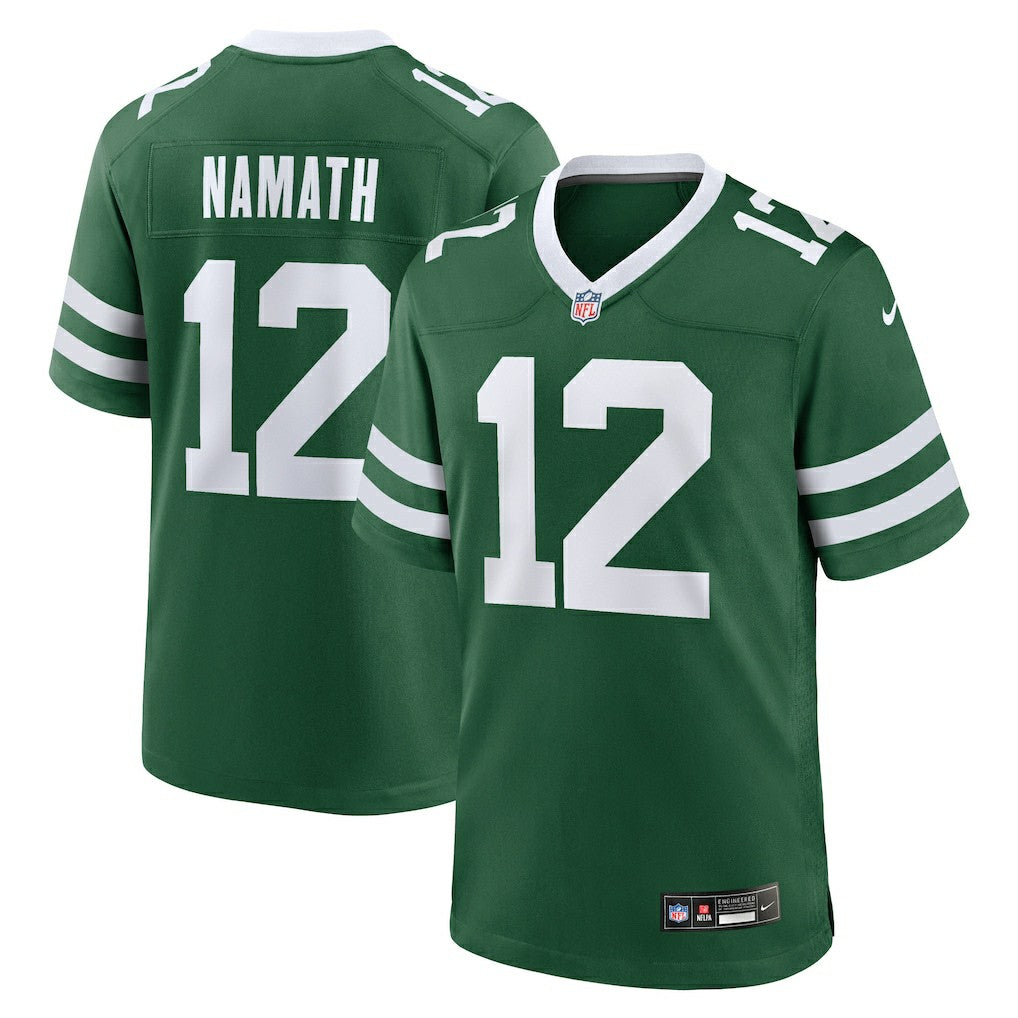 Joe Namath New York Jets Game Jersey - Legacy Green for sale