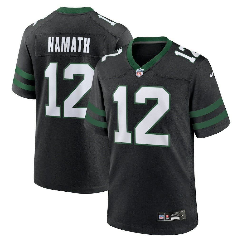 Joe Namath New York Jets Alternate Retired Player Game Jersey - Legacy Black outlet