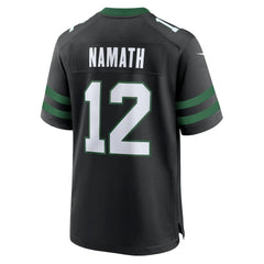 Joe Namath New York Jets Alternate Retired Player Game Jersey - Legacy Black outlet