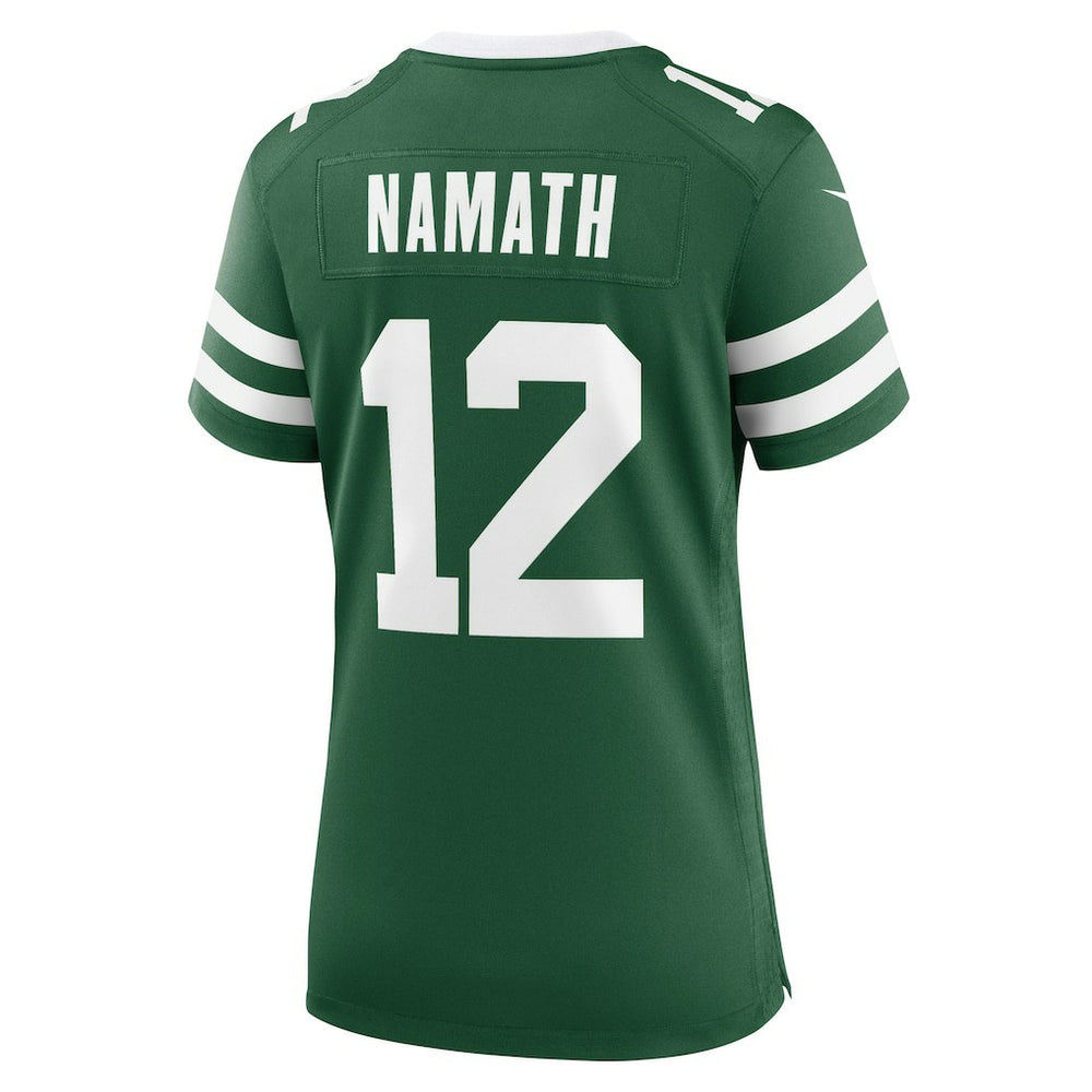 Joe Namath New York Jets Women's Retired Player Game Jersey - Legacy Green for sale