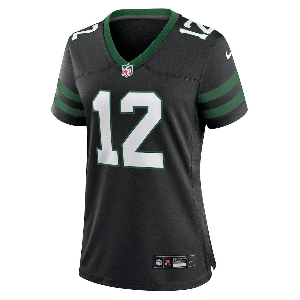 Joe Namath New York Jets Women's Retired Player Alternate Game Jersey - Legacy Black for sale