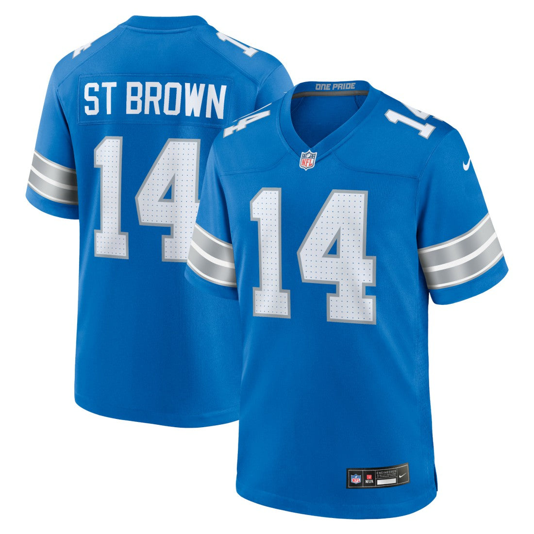 Amon-Ra St. Brown Detroit Lions Game Jersey - Blue discount