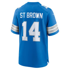 Amon-Ra St. Brown Detroit Lions Game Jersey - Blue discount