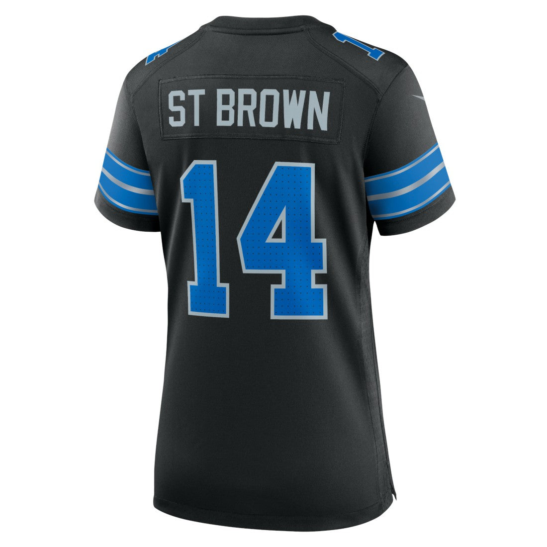Amon-Ra St. Brown Detroit Lions Women's 2nd Alternate Game Jersey - Black cheap