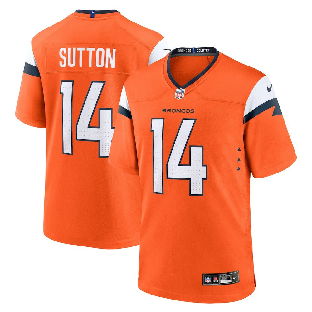 Courtland Sutton Denver Broncos Mile High Collection Game Jersey - Orange sale