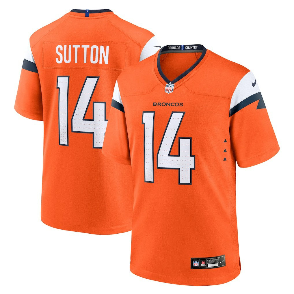 Courtland Sutton Denver Broncos Mile High Collection Game Jersey - Orange sale