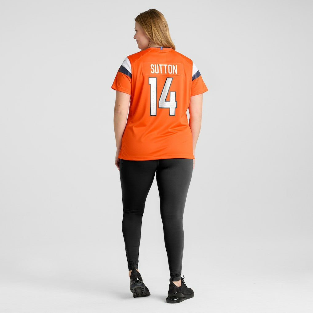 Courtland Sutton Denver Broncos Women's Mile High Collection Game Jersey - Orange outlet