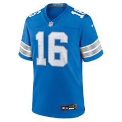 Jared Goff Detroit Lions Game Jersey - Blue outlet