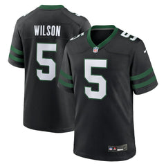 Garrett Wilson New York Jets Alternate Game Jersey - Legacy Black discount