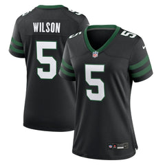 Garrett Wilson New York Jets Women's Alternate Game Jersey - Legacy Black on sale