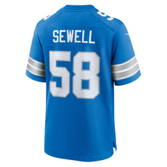 Penei Sewell Detroit Lions Game Jersey - Blue online