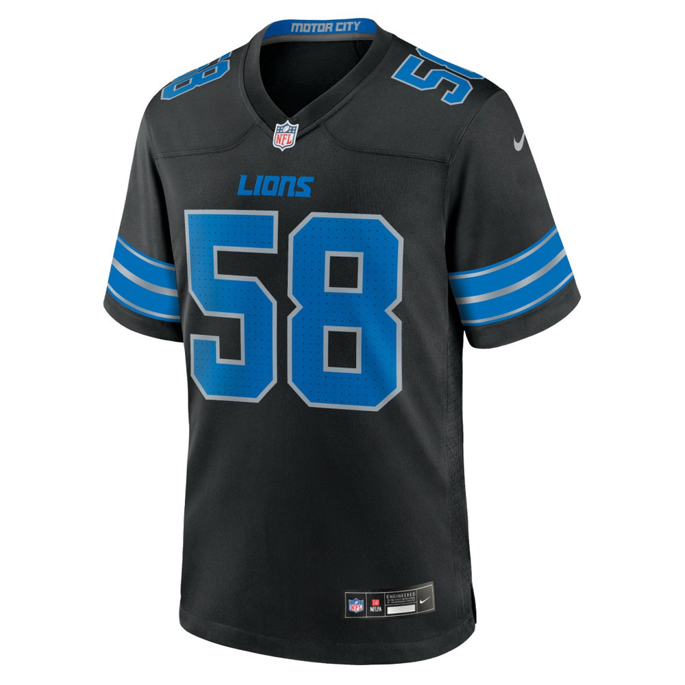 Penei Sewell Detroit Lions 2nd Alternate Game Jersey - Black online