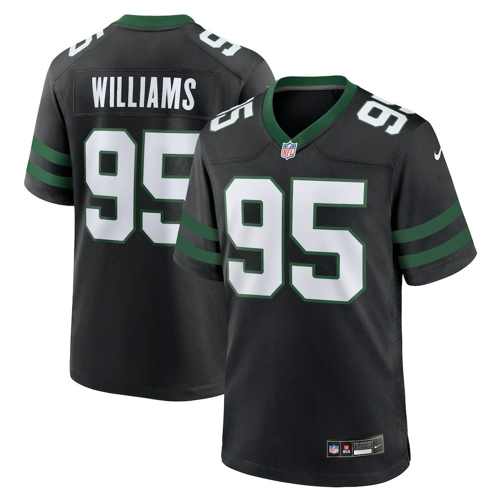 Quinnen Williams New York Jets Alternate Game Jersey - Legacy Black sale