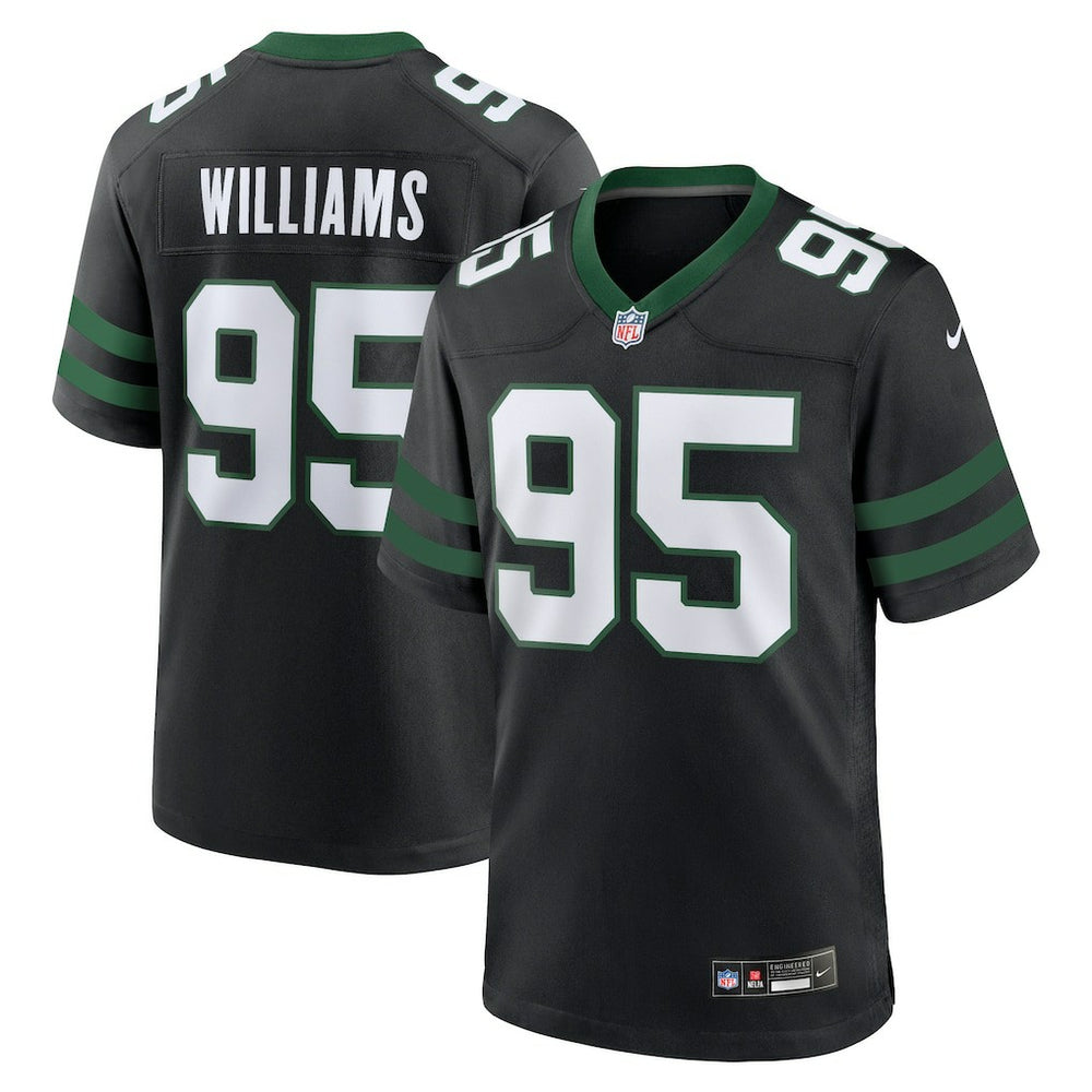 Quinnen Williams New York Jets Alternate Game Jersey - Legacy Black sale