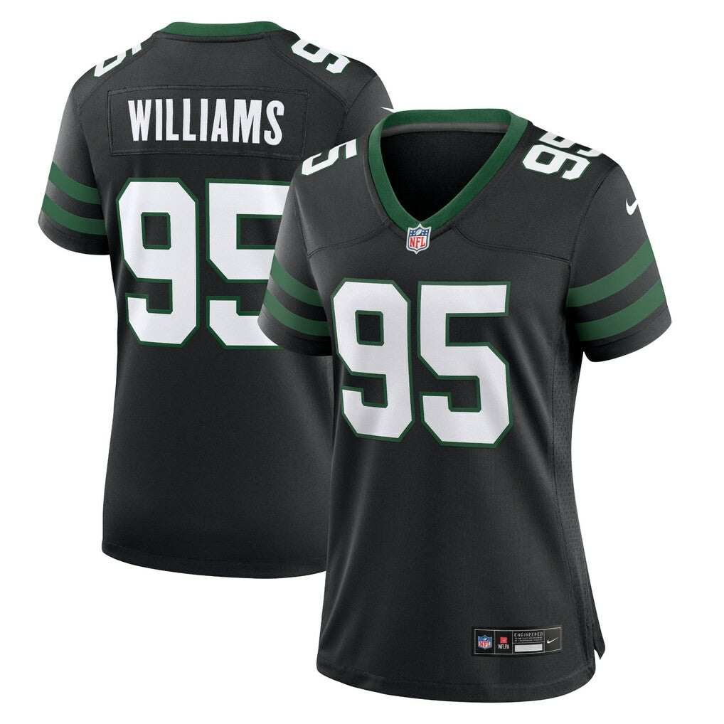 Quinnen Williams New York Jets Women's Alternate Game Jersey - Legacy Black on sale