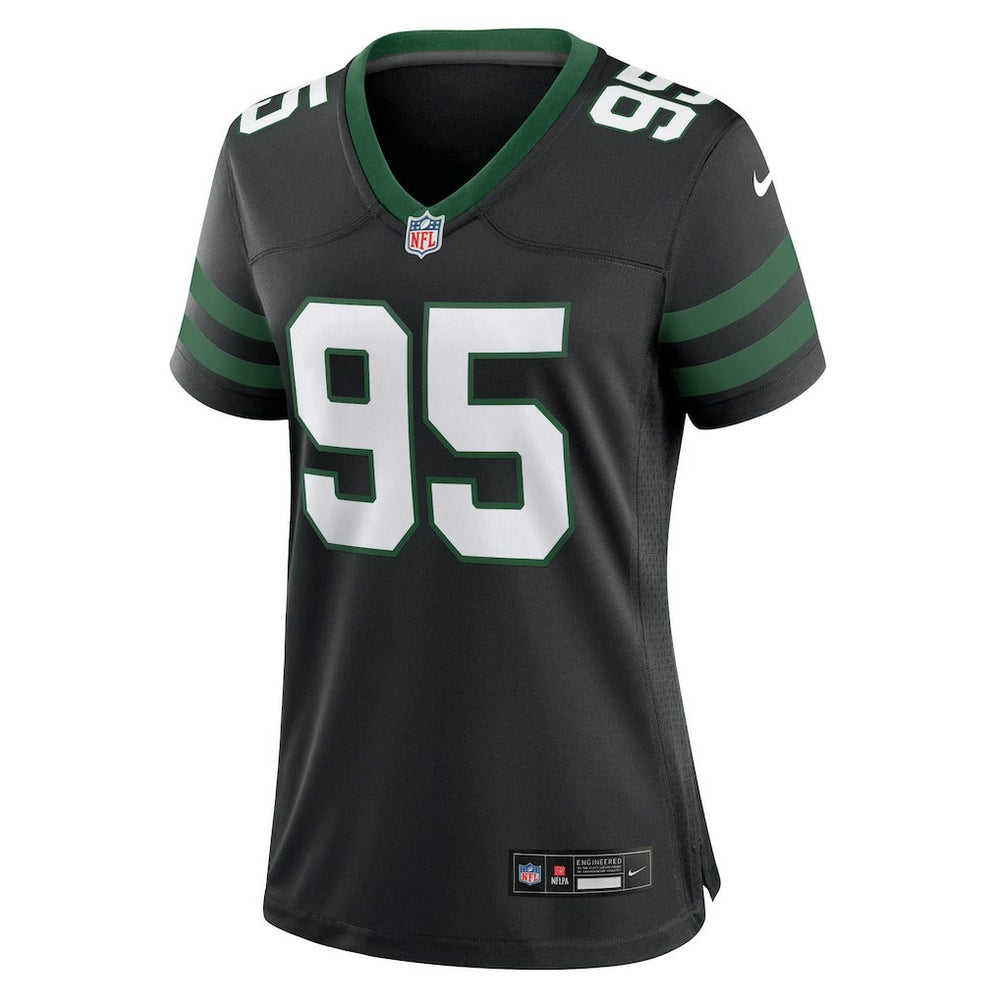 Quinnen Williams New York Jets Women's Alternate Game Jersey - Legacy Black on sale