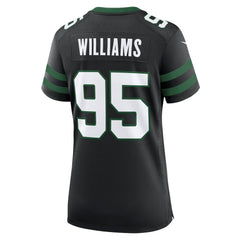 Quinnen Williams New York Jets Women's Alternate Game Jersey - Legacy Black on sale