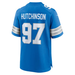 Aidan Hutchinson Detroit Lions Game Jersey - Blue online