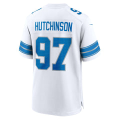 Aidan Hutchinson Detroit Lions Game Jersey - White cheap