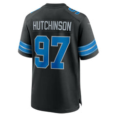 Aidan Hutchinson Detroit Lions 2nd Alternate Game Jersey - Black outlet