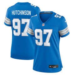 Aidan Hutchinson Detroit Lions Women's Game Jersey - Blue on sale