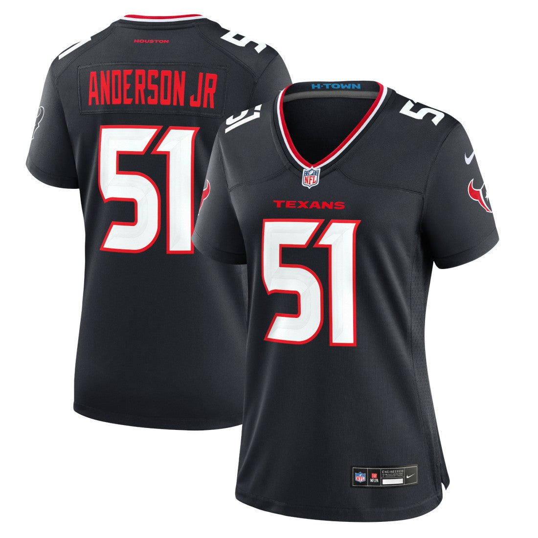 Will Anderson Jr. Houston Texans Women's Game Jersey - Navy on sale