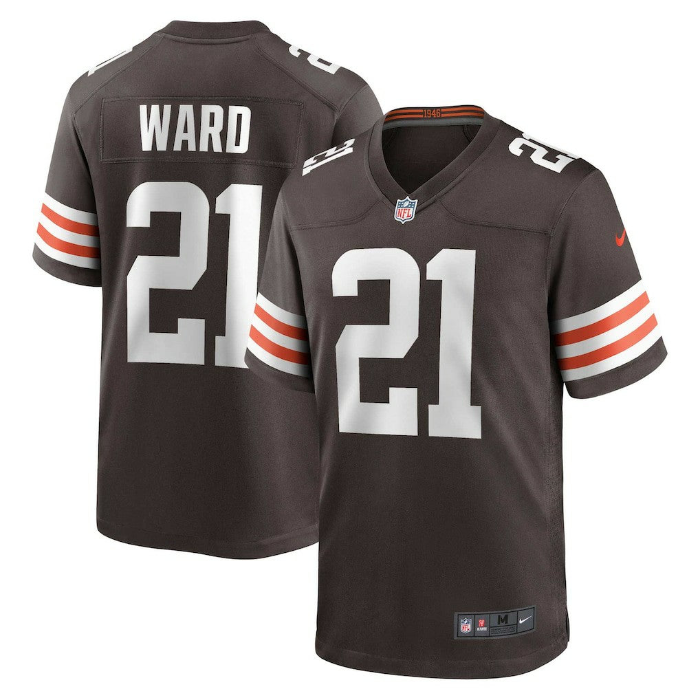 Denzel Ward Cleveland Browns Game Jersey - Brown on sale