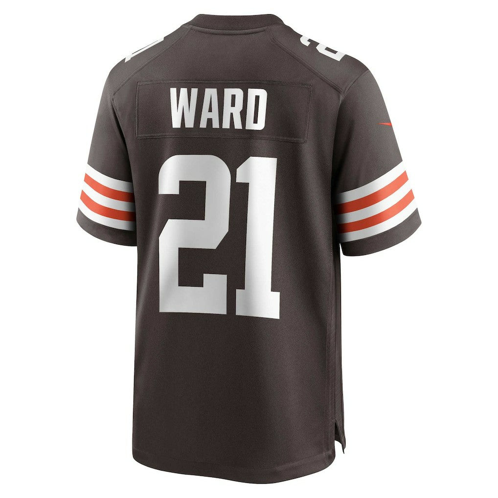 Denzel Ward Cleveland Browns Game Jersey - Brown on sale
