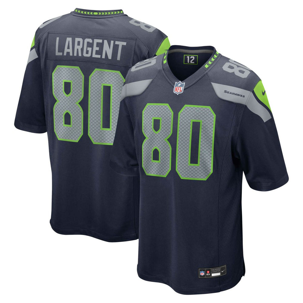 Steve Largent Seattle Seahawks Retired Player Game Jersey - College Navy discount