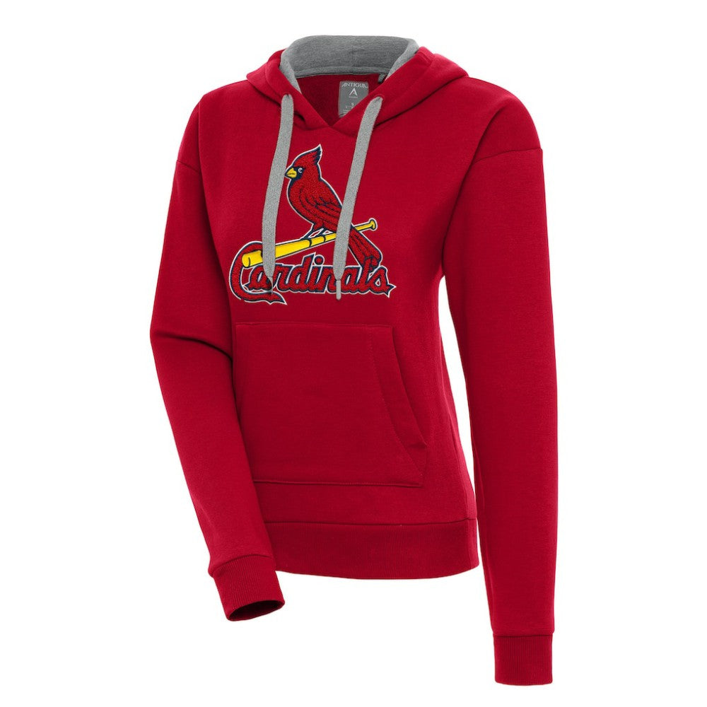 St. Louis Cardinals Antigua Women's Victory Pullover Hoodie Red