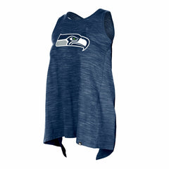 Seattle Seahawks New Era Women's Plus Size Space Dye Active Tank Top - College Navy for sale