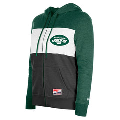 New York Jets New Era Women's Color-Block Full-Zip Hoodie - Green online