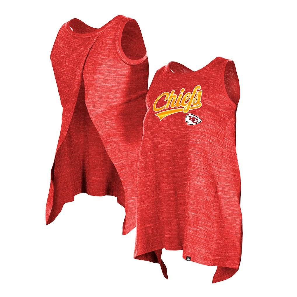 Kansas City Chiefs New Era Women's Space Dye Active Tank Top - Red discount