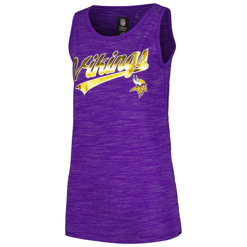 Minnesota Vikings New Era Women's Space Dye Active Tank Top - Purple for sale
