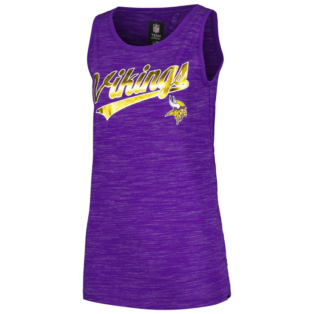 Minnesota Vikings New Era Women's Space Dye Active Tank Top - Purple for sale