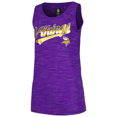 Minnesota Vikings New Era Women's Space Dye Active Tank Top - Purple for sale