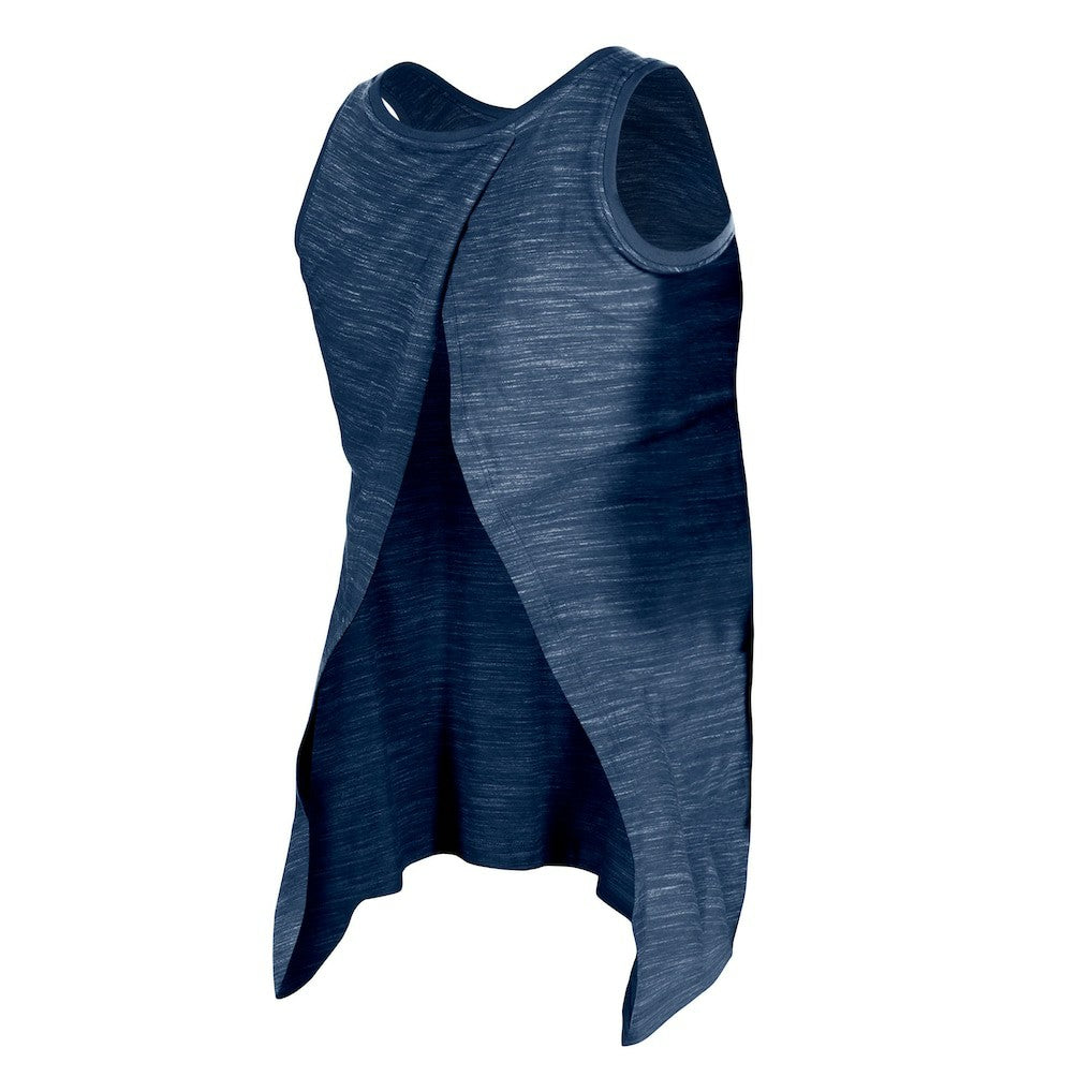 New England Patriots New Era Women's Space Dye Active Tank Top - Navy sale