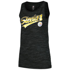 Pittsburgh Steelers New Era Women's Space Dye Active Tank Top - Black online