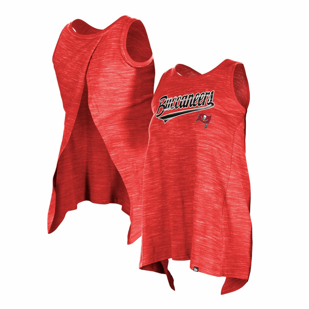 Tampa Bay Buccaneers New Era Women's Space Dye Active Tank Top - Red on sale