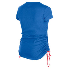 New York Giants New Era Women's Ruched Side T-Shirt - Royal for sale