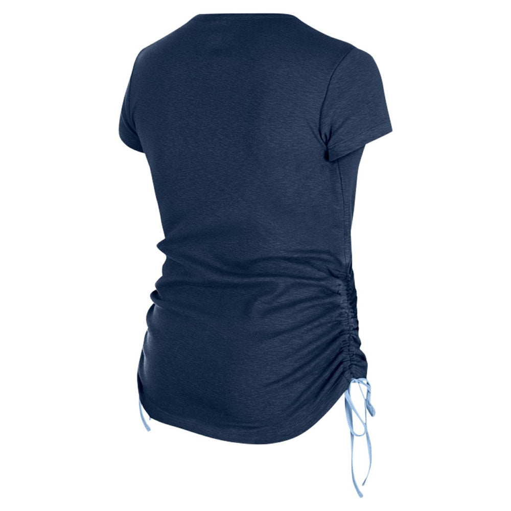 Tennessee Titans New Era Women's Ruched Side T-Shirt - Navy discount