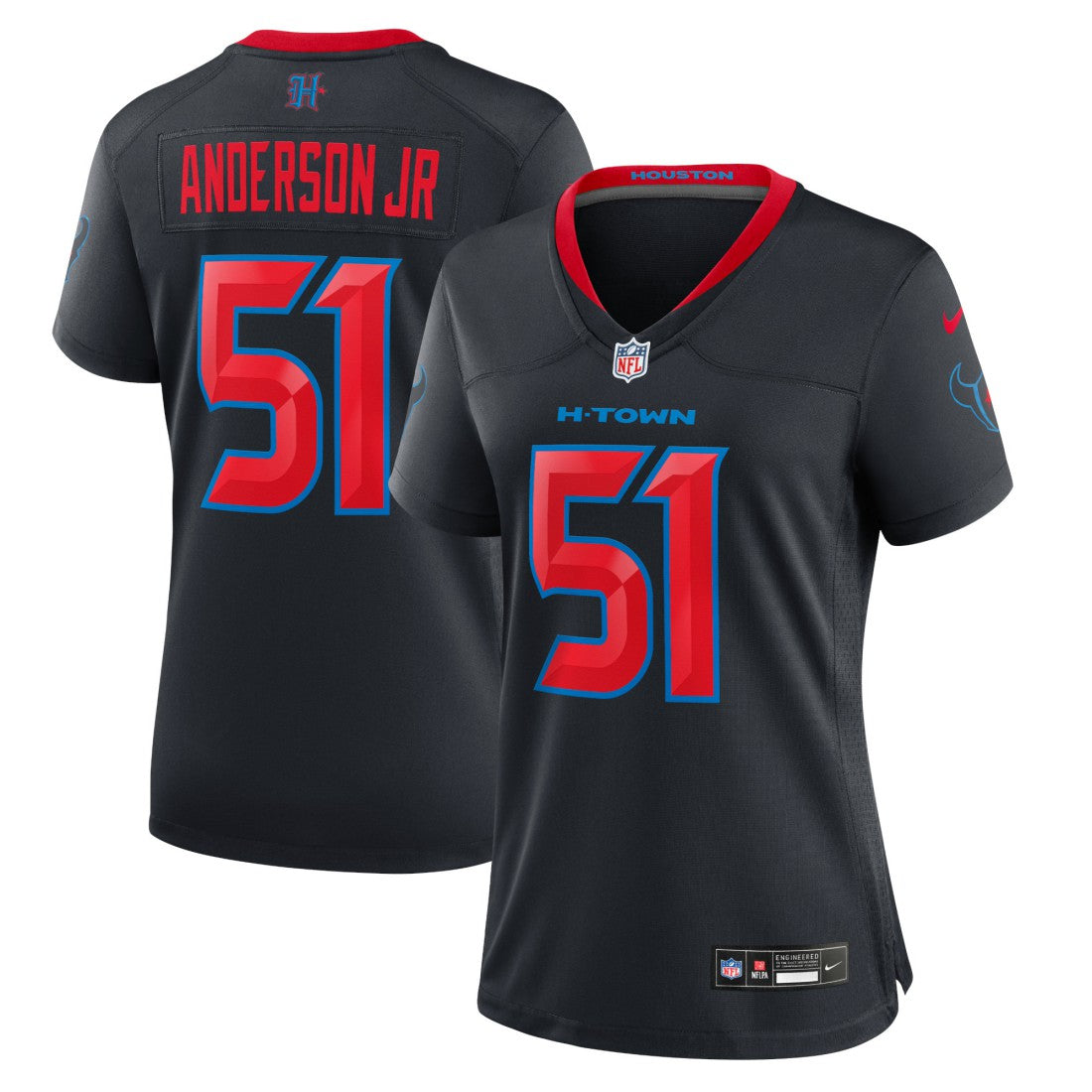 Will Anderson Jr. Houston Texans Women's 2nd Alternate Game Jersey - Navy cheap