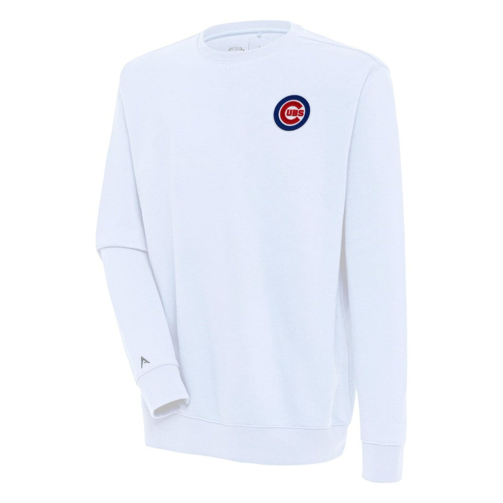 Chicago Cubs Antigua Victory Pullover Sweatshirt White