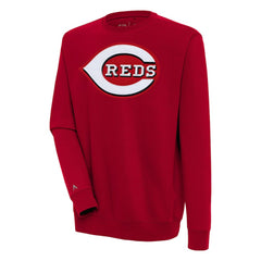 Cincinnati Reds Antigua Victory Pullover Sweatshirt Red