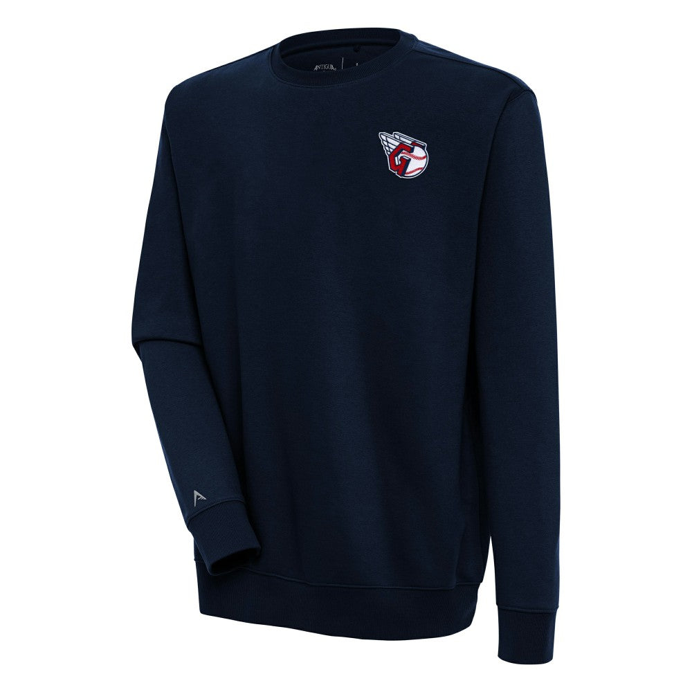Cleveland Guardians Antigua Victory Pullover Sweatshirt Navy