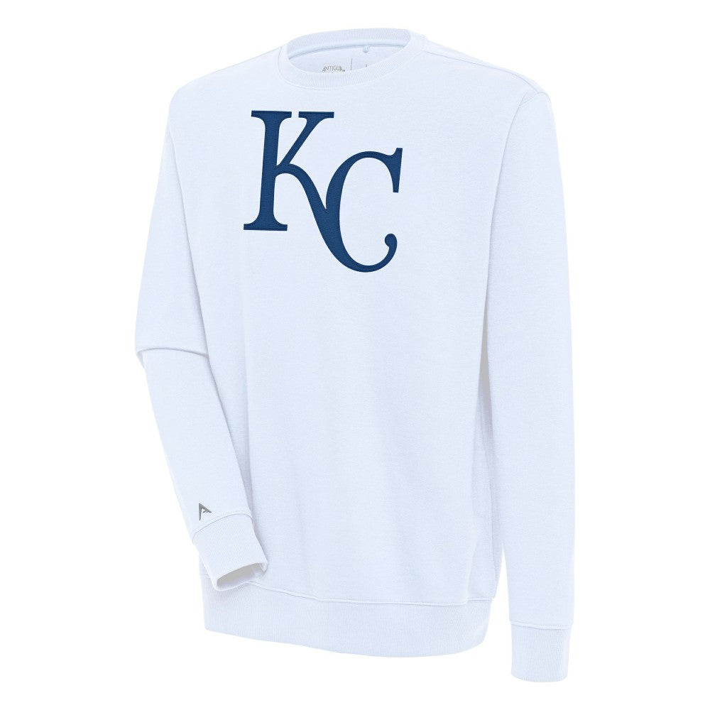 Kansas City Royals Antigua Victory Pullover Sweatshirt White