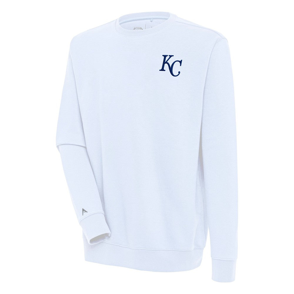 Kansas City Royals Antigua Victory Pullover Sweatshirt White