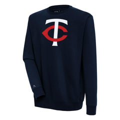 Minnesota Twins Antigua Victory Pullover Sweatshirt Navy